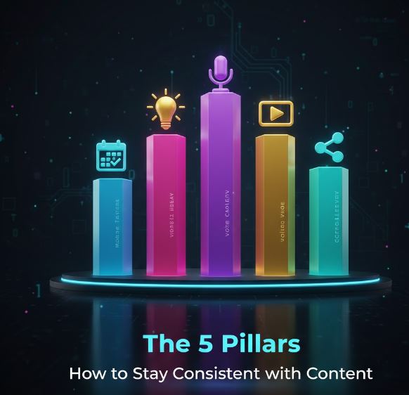 The 5 Pillars For How To Stay Consistent With Content